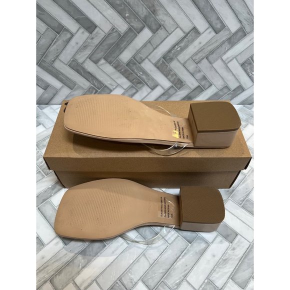 Steve Madden Sandals Claudette Sandal in Clear- Size 9- Retail $79 - Picture 5 of 7